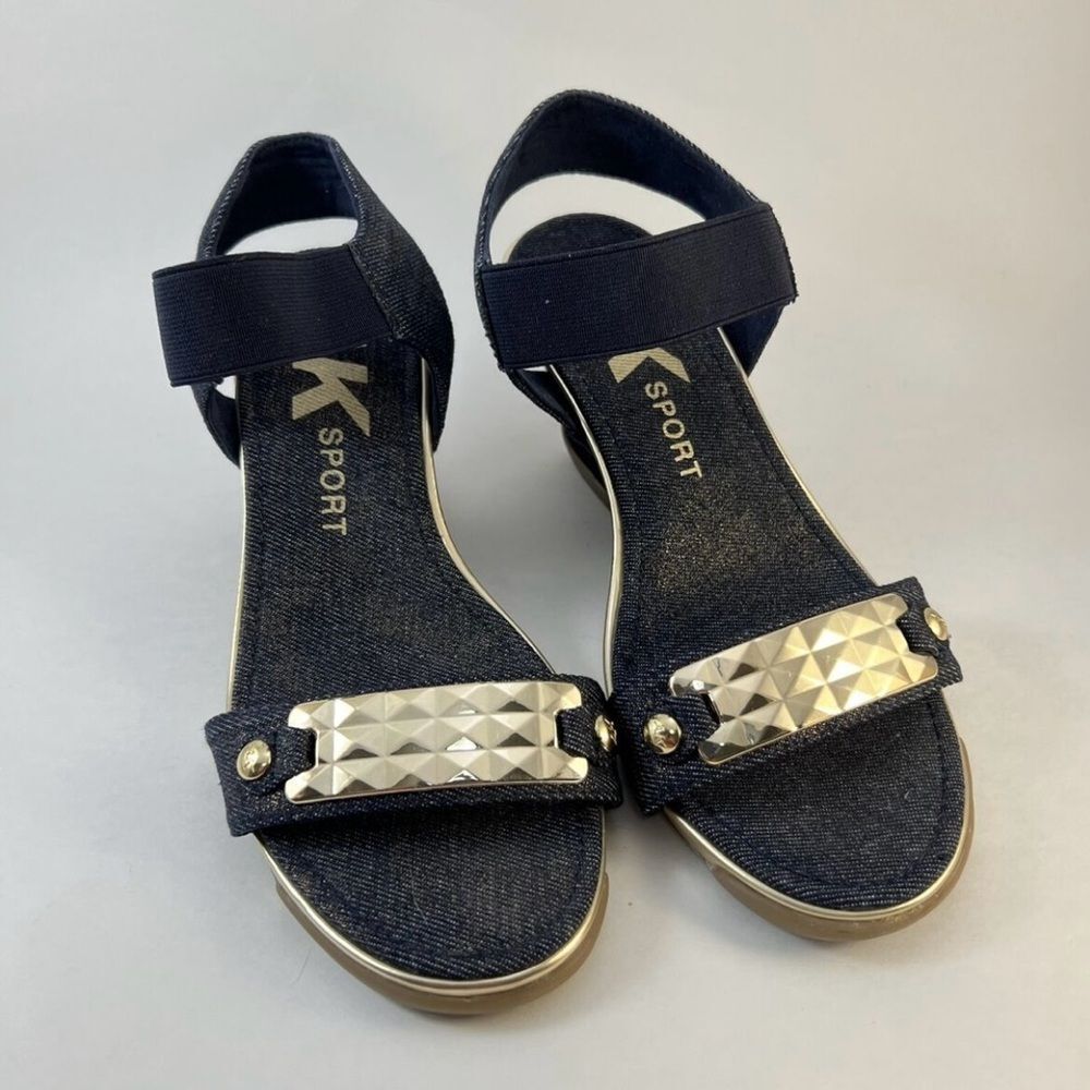 Anne Klein Womens Latasha Casual Platform Sandals Size 8